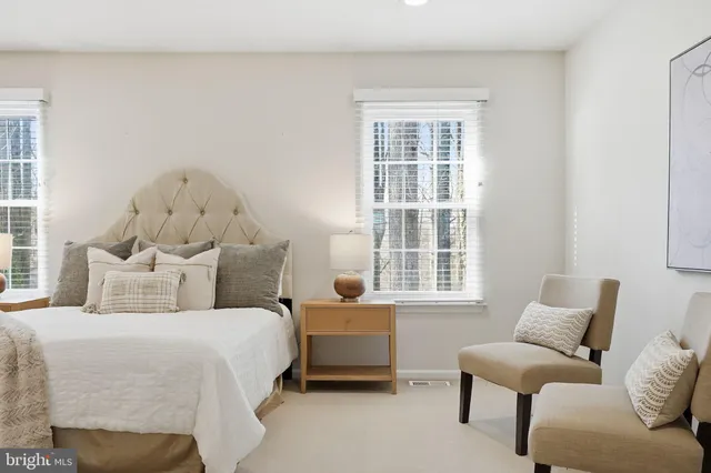 a outdoor view with a seating space