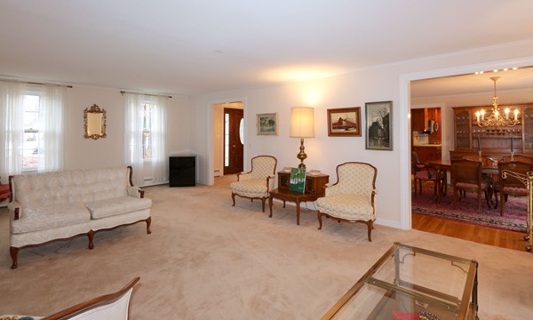 33 Decatur Lane Wayland, MA 01778 - Photo 5 of 24 a living room with furniture and a large window