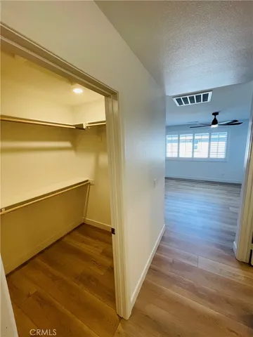 a view of a room with an empty space