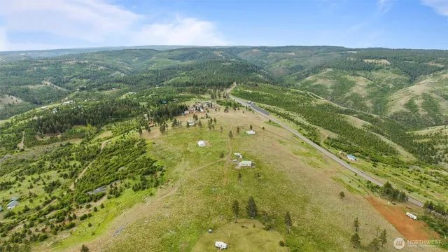 a view of lake with mountain