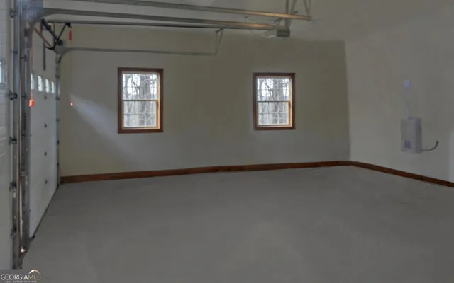 a bathroom with a sink vanity and a mirror
