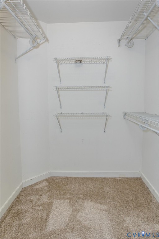 20411 Horseshoe Road Carson, VA 23830 - Photo 31 of 35 Spacious closet featuring white wire shelving, ove