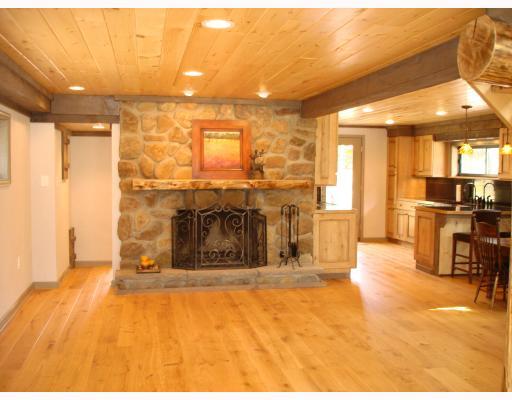 1590 County Line Road Champion, PA 15622 - Photo 2 of 18 Den/Family/Great Room. Stunning Stone Log Burning Fireplace in Awesome 22x22 Great Room. New Wood Baseboards,Window & Door Casing. New Attractive Rustic Trim Complements the New Wide-Plank English Oiled Oak Floor. New Tongue and Groove Pine Ceilings thru-out w/ Recessed Lights