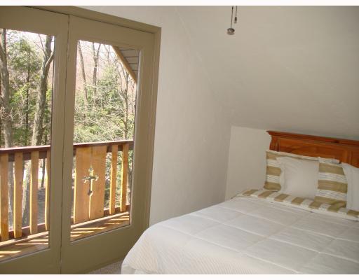 1590 County Line Road Champion, PA 15622 - Photo 10 of 18 Master Bedroom. Glass Door off 3rd Floor Master Suite to 12x3 Deck. Spiral Staircase leads to 12x10 Room w/ Skylight & Closets between Master Bedroom & Incredible Master Bath.