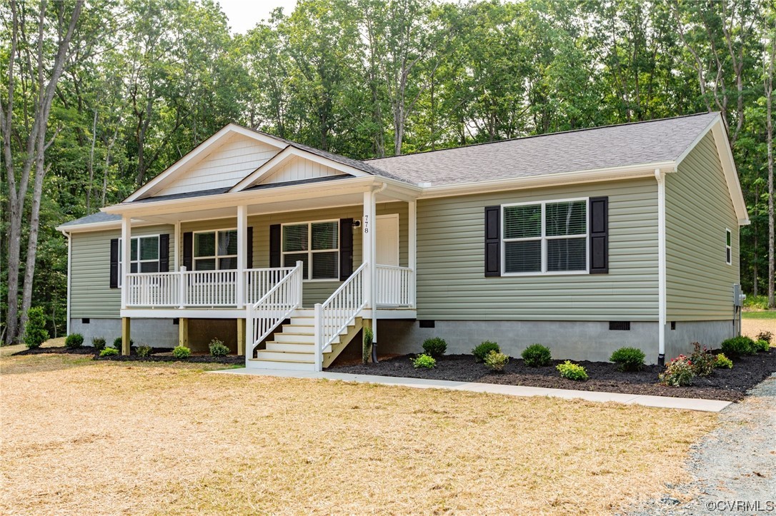 778 Bryants Ford Road Fork Union, VA 23055 - Photo 1 of 50 a front view of a house with a yard