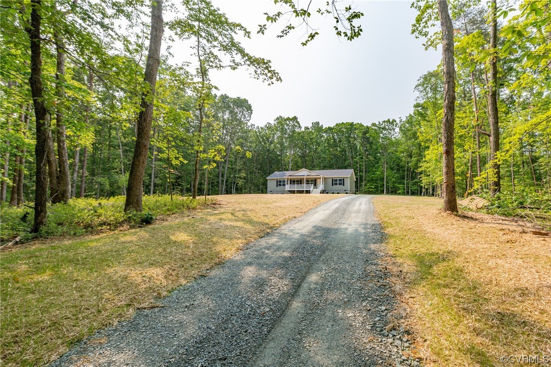 778 Bryants Ford Road Fork Union, VA 23055 - Photo 38 of 50 a view of a backyard with large trees
