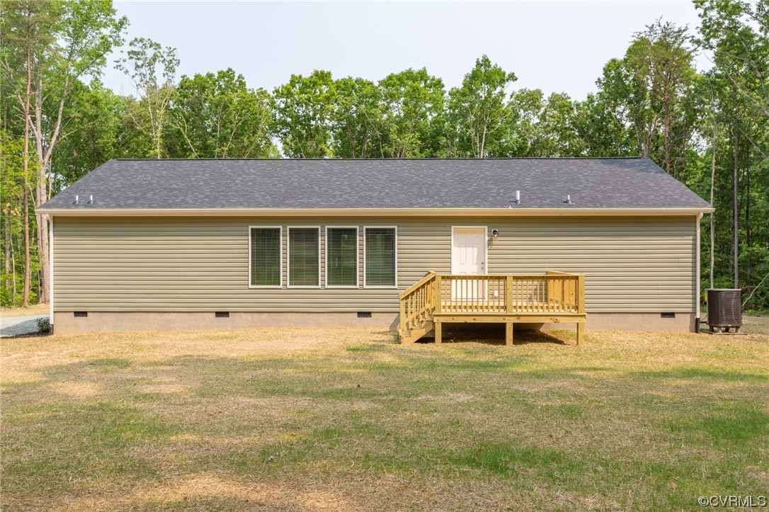 778 Bryants Ford Road Fork Union, VA 23055 - Photo 46 of 50 a front view of a house with a garden and yard