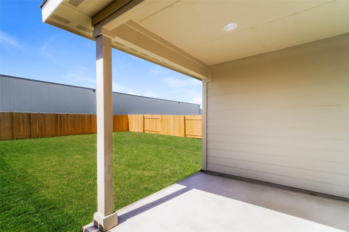 200 Babblebrook Way Hutto, TX 78634 - Photo 14 of 16 a view of a back yard