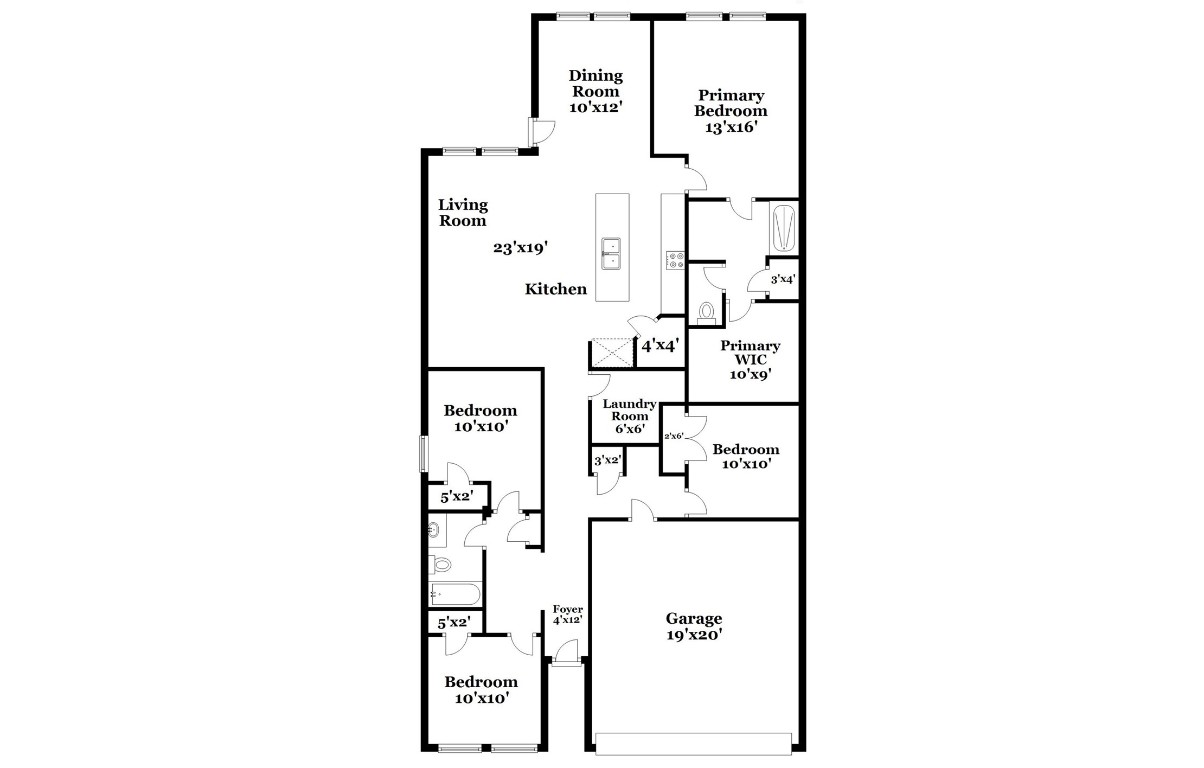 200 Babblebrook Way Hutto, TX 78634 - Photo 16 of 16 a picture of a bench in front of a wall