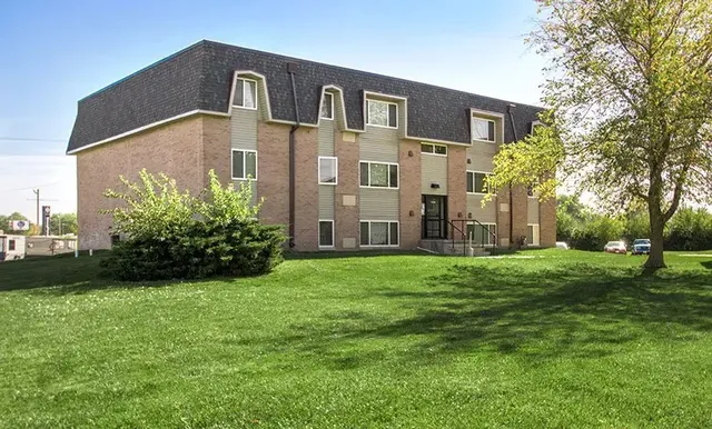 front view of a house with a big yard