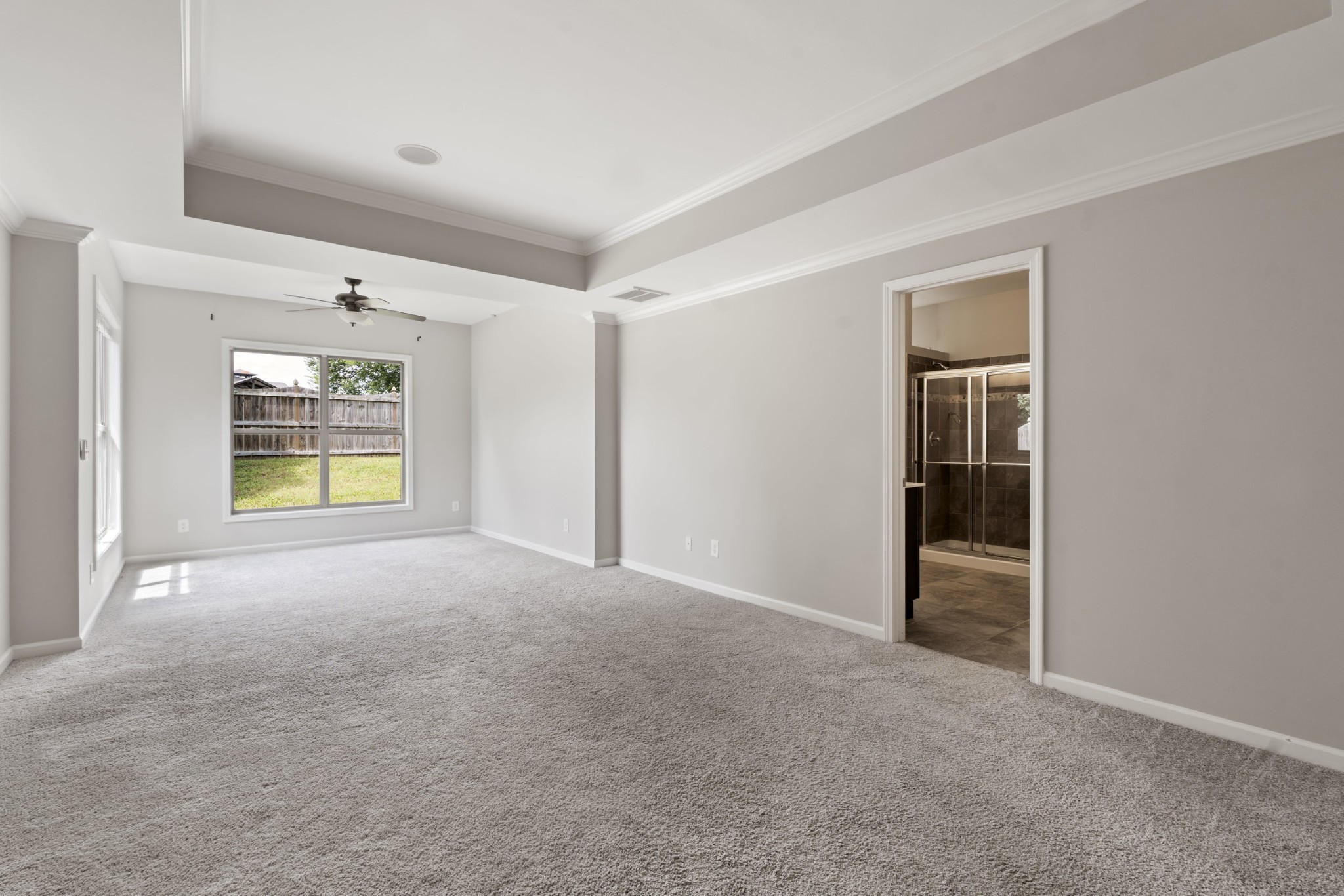 2040 Belshire Way Spring Hill, TN 37174 - Photo 56 of 74 a view of empty room with wooden floor and fan