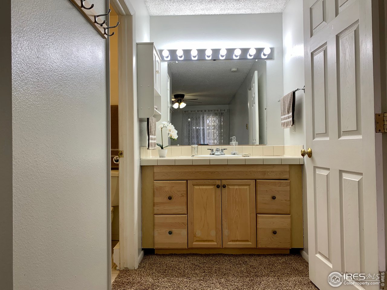 1672 Riverside Avenue, Unit 116 Fort Collins, CO 80525 - Photo 24 of 39 a bathroom with a double vanity sink and a mirror
