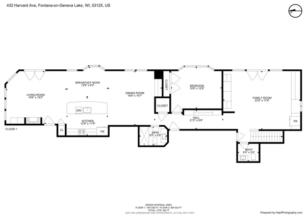 $2,210,000 | 432 Harvard Avenue, Unit 5 & 6, Fontana, WI 53125