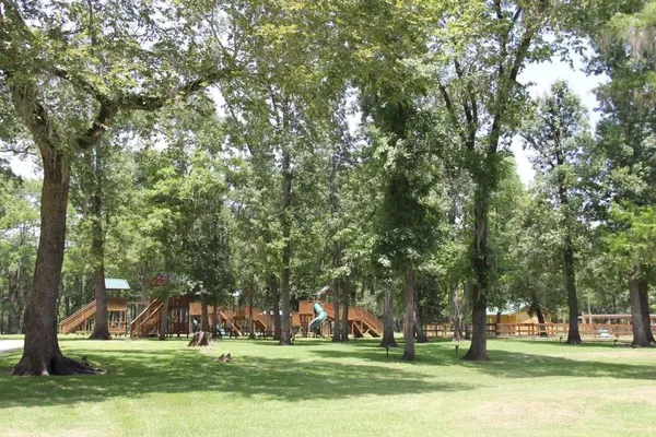 a view of a volley ball court