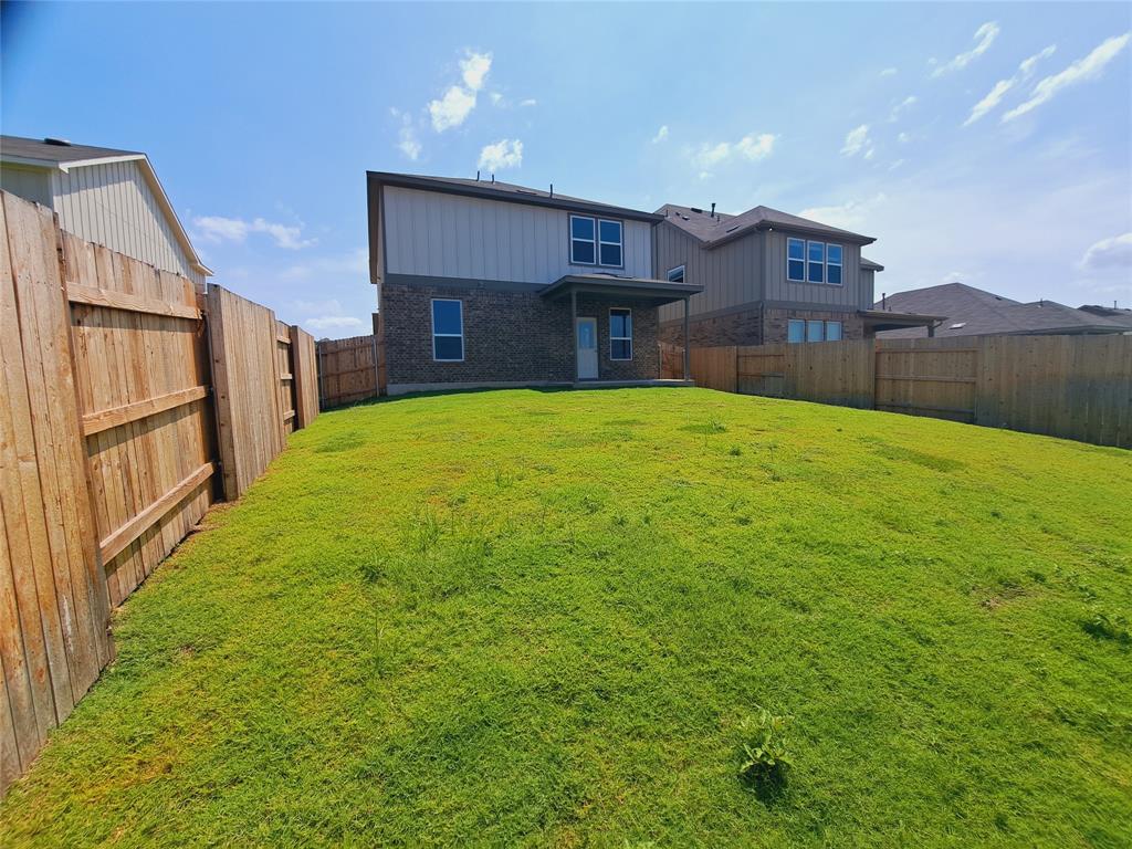 453 Tree Nut Loop Buda, TX 78610 - Photo 29 of 32 Spring time brings the green in your spacious back yard!