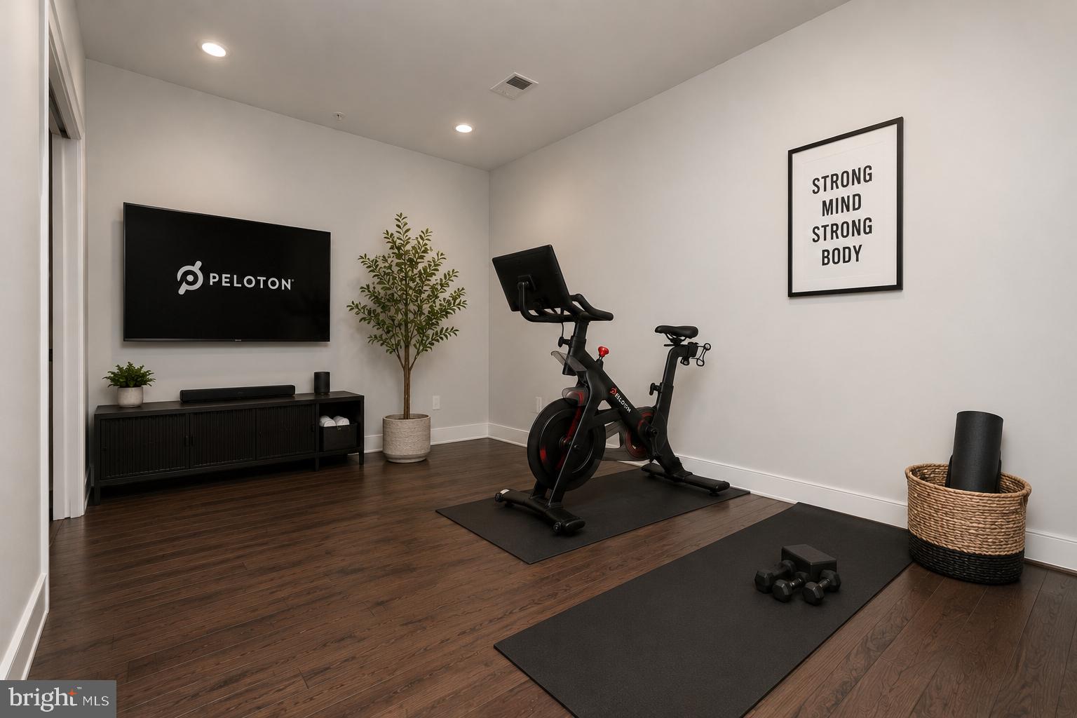 11200 Reston Station Boulevard, Unit 208 Reston, VA 20190 - Photo 25 of 61 Den is virtually staged as a workout area
