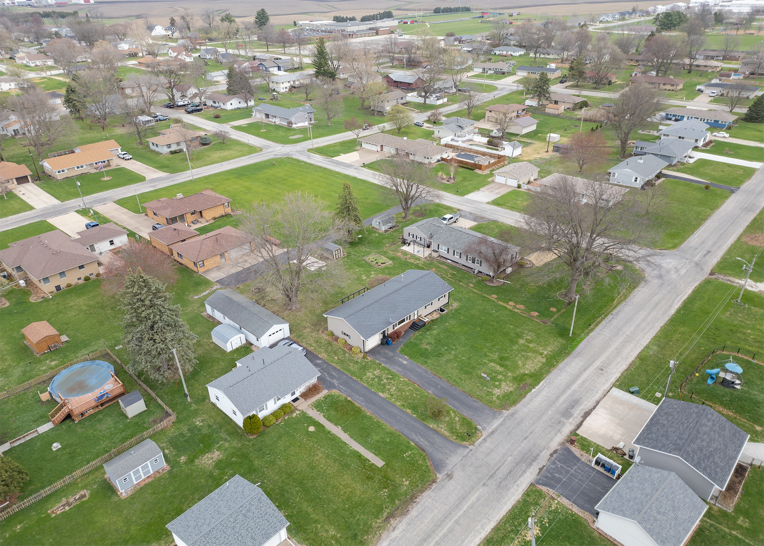 1109 14th Avenue Orion, IL 61273 - Photo 34 of 37 an aerial view of a city