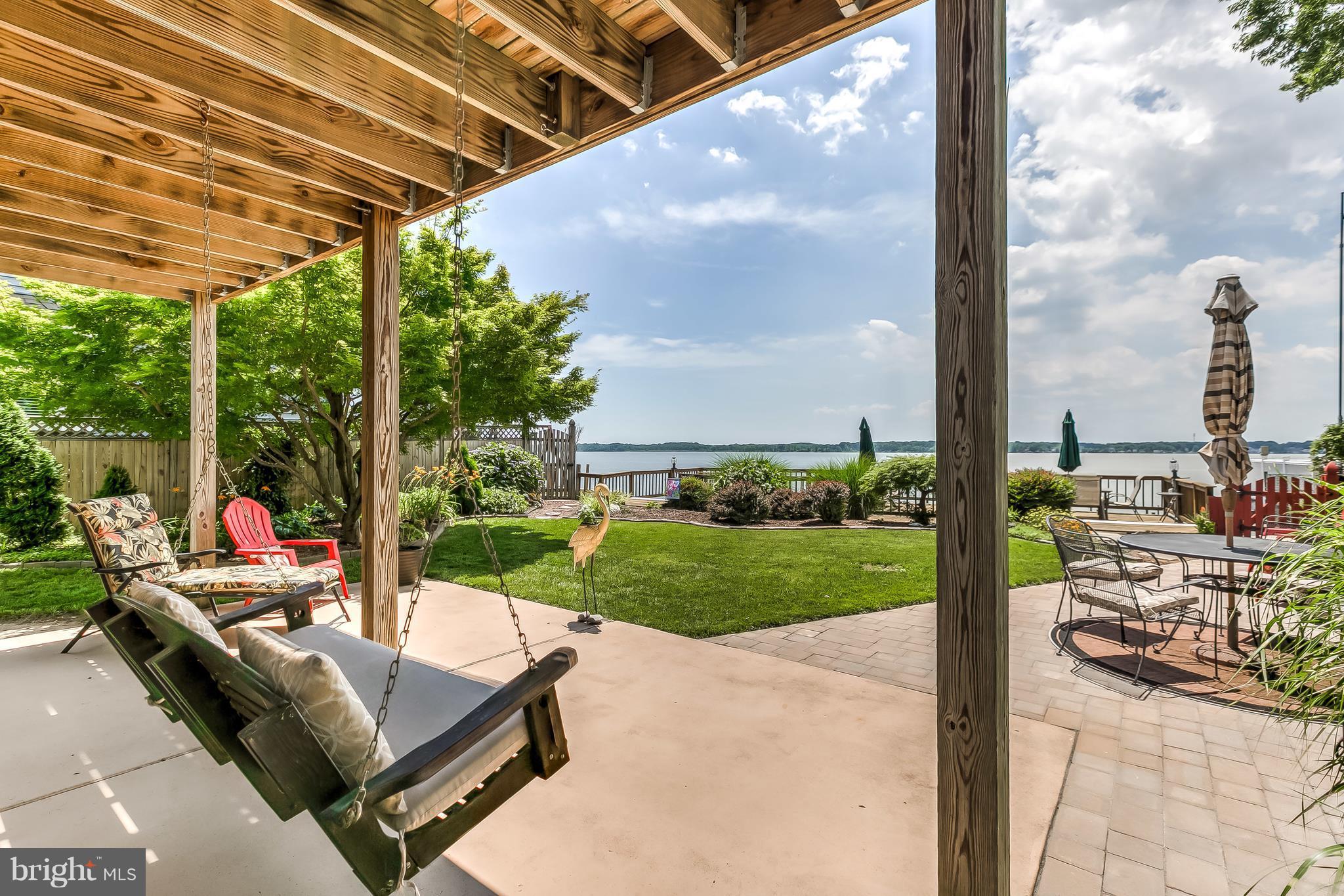 2114 Riverview Road Baltimore, MD 21221 - Photo 10 of 29 RELAX IN PORCH SWING OVERLOOKING RIVER