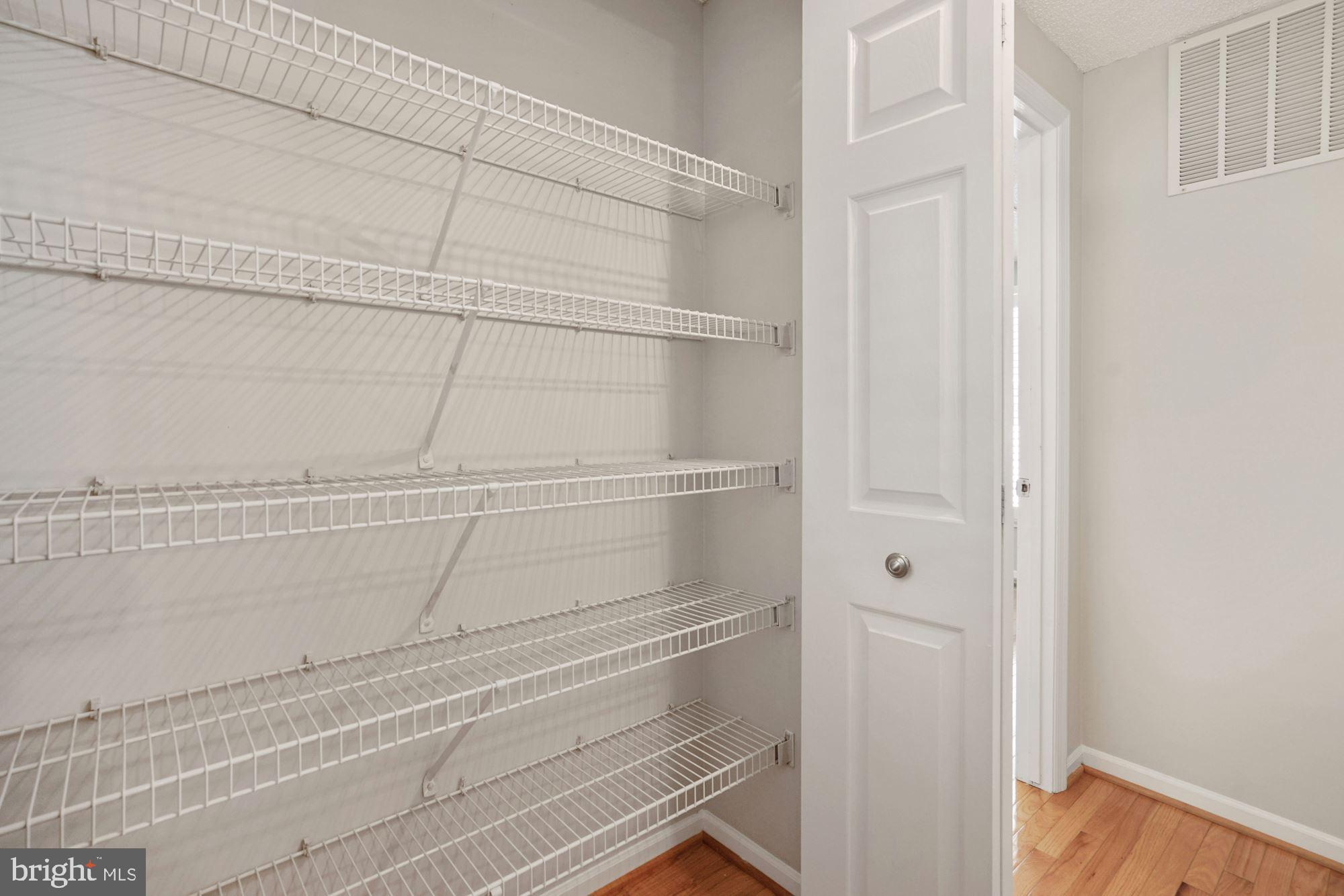132 East Glebe Road Alexandria, VA 22305 - Photo 20 of 32 Over sized linen/storage closet with shelving