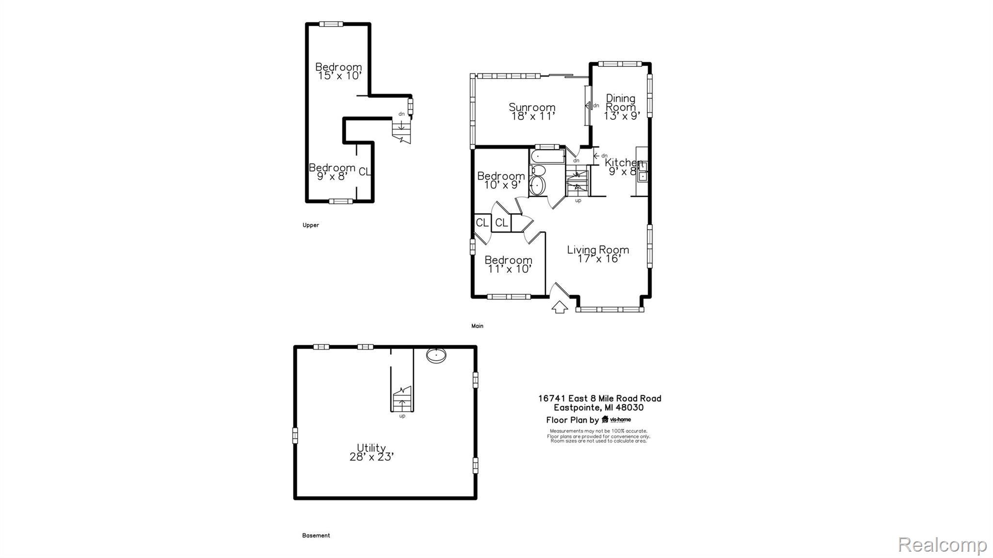 16741 East Eight Mile Road Eastpointe, MI 48021 - Photo 30 of 31 plan_floorhc.jpg