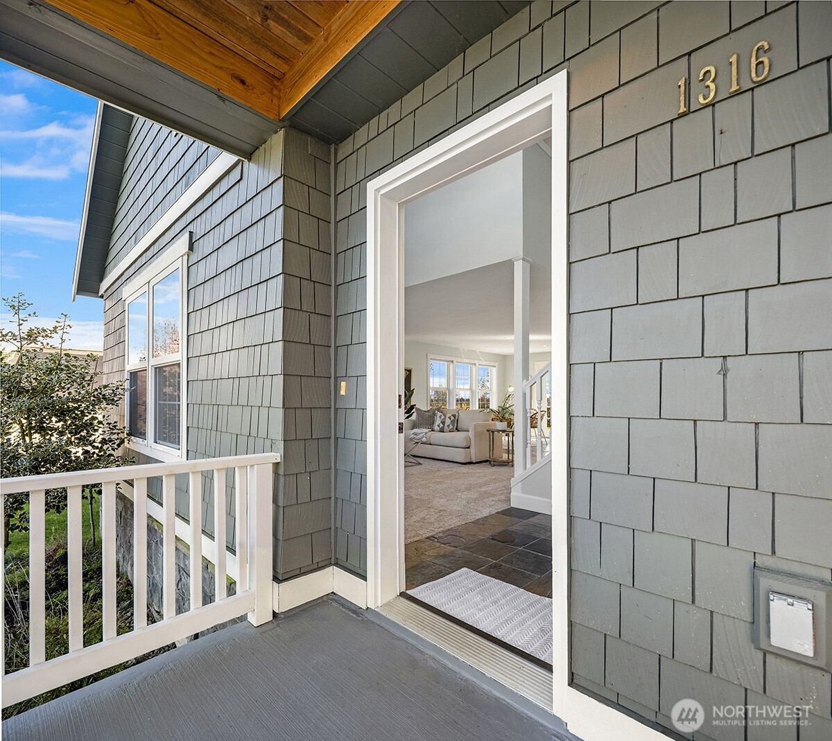 1316 East Backswing Lane Freeland, WA 98249 - Photo 5 of 34 a view of a balcony