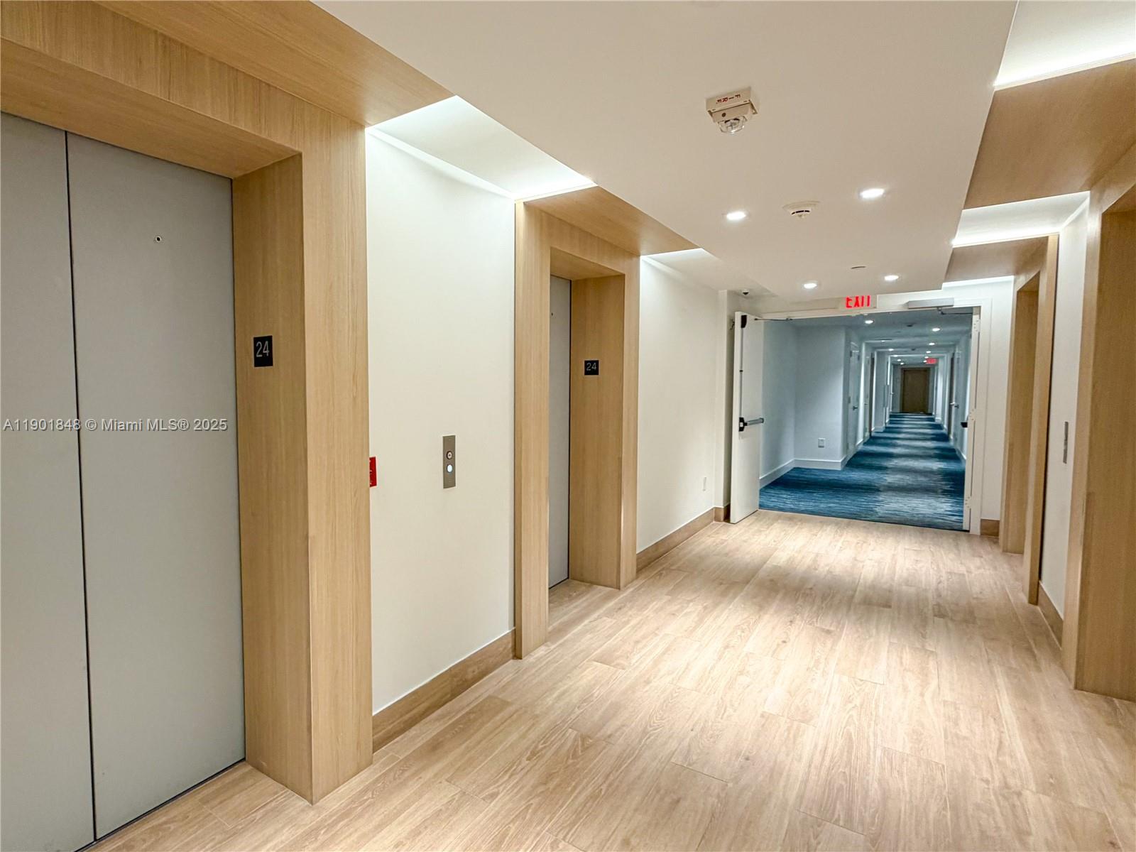 90 Southwest 3rd Street, Unit 2401 Miami, FL 33130 - Photo 52 of 68 a view of entryway with wooden floor