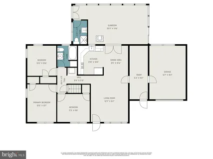 a picture of a floor plan