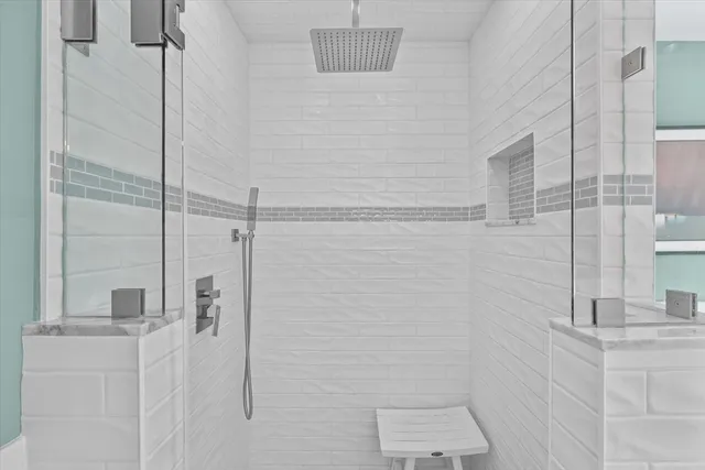 a living room with furniture and window