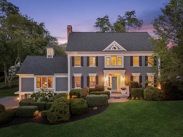 a aerial view of a house