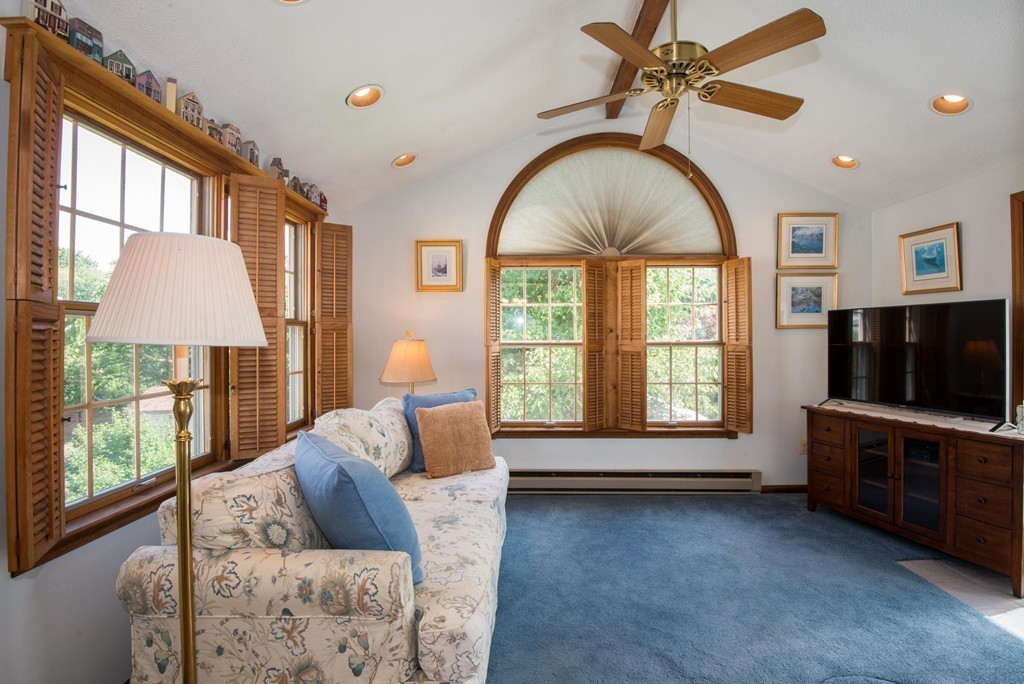 132 Spring Street Stoneham, MA 02180 - Photo 11 of 30 a living room with furniture and a flat screen tv
