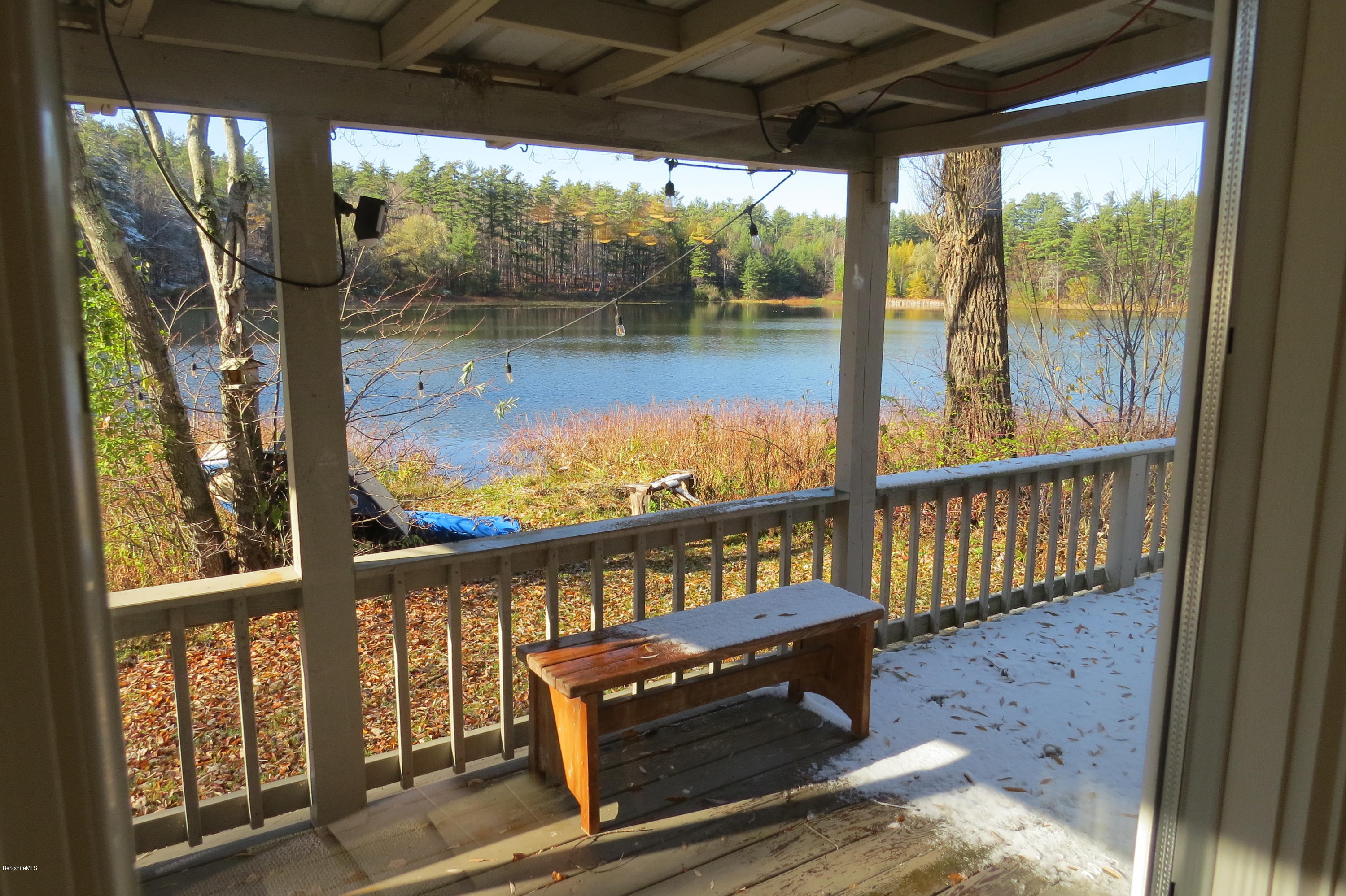 1601 Barber Pond Road Pownal, VT 05261 - Photo 23 of 34 a view of swimming pool from a balcony