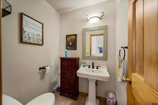 a swimming pool view with a lake view