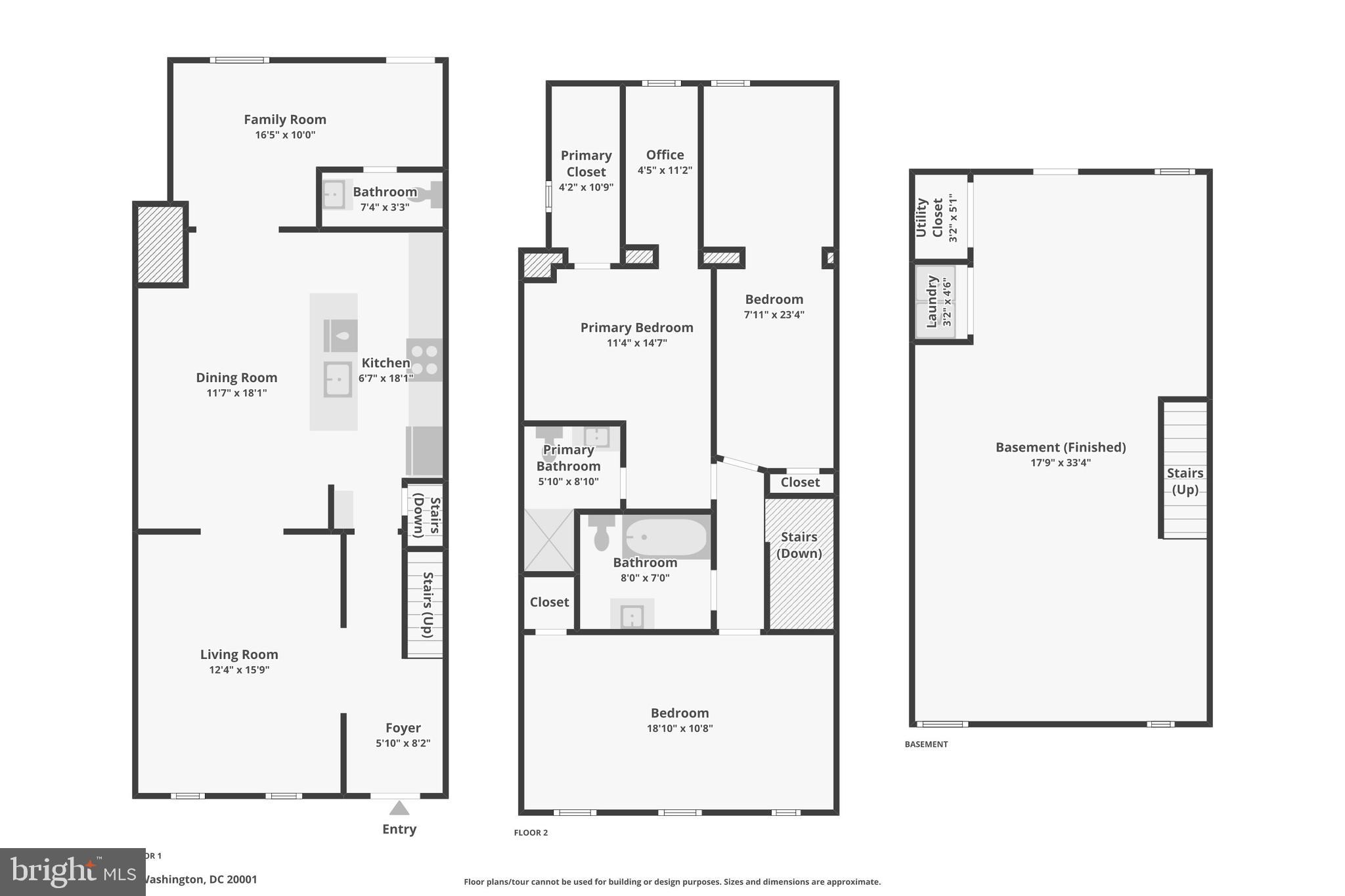 639 Columbia Road Northwest Washington, DC 20001 - Photo 51 of 51 combined floor plan