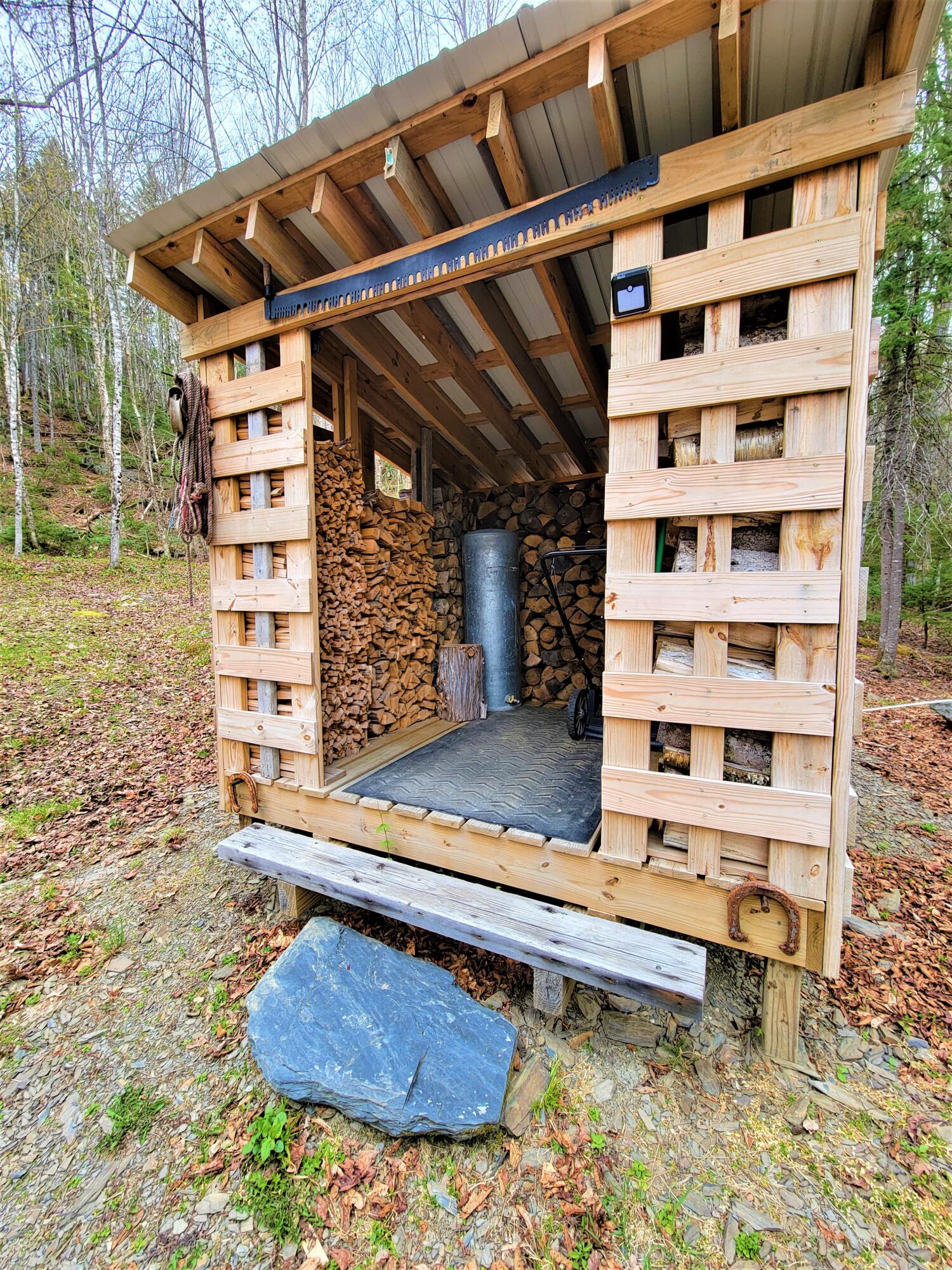 01 St T13 R10 Wels Me 00000 T13 R10 Wels, ME 00000 - Photo 13 of 32 Woodshed