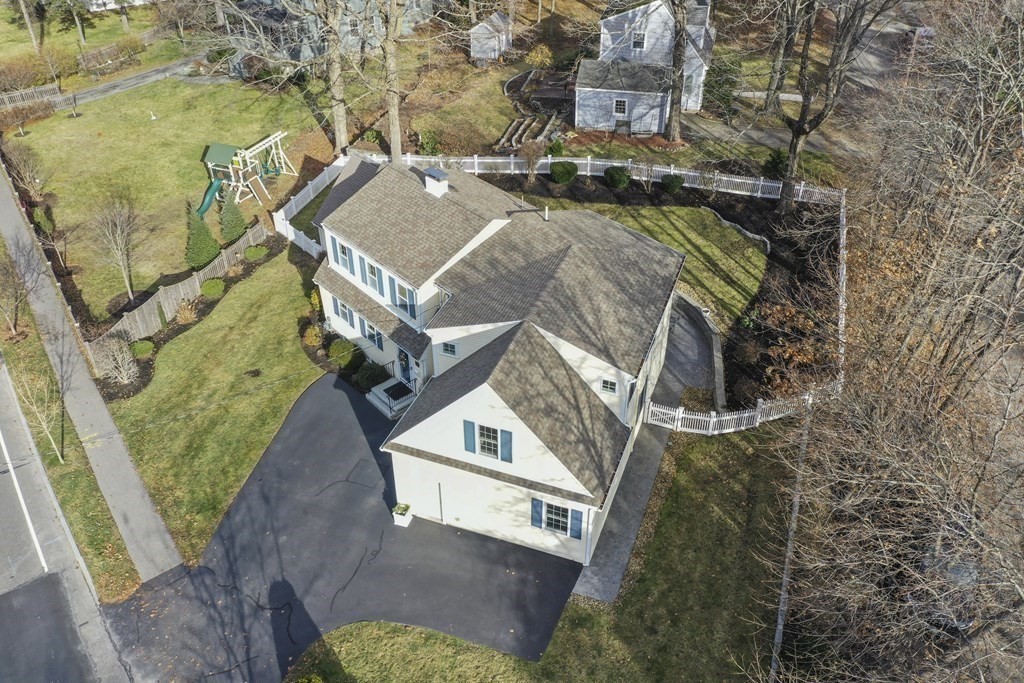 348 Webster Street Needham, MA 02494 - Photo 38 of 42 aerial view of a house with a ocean view