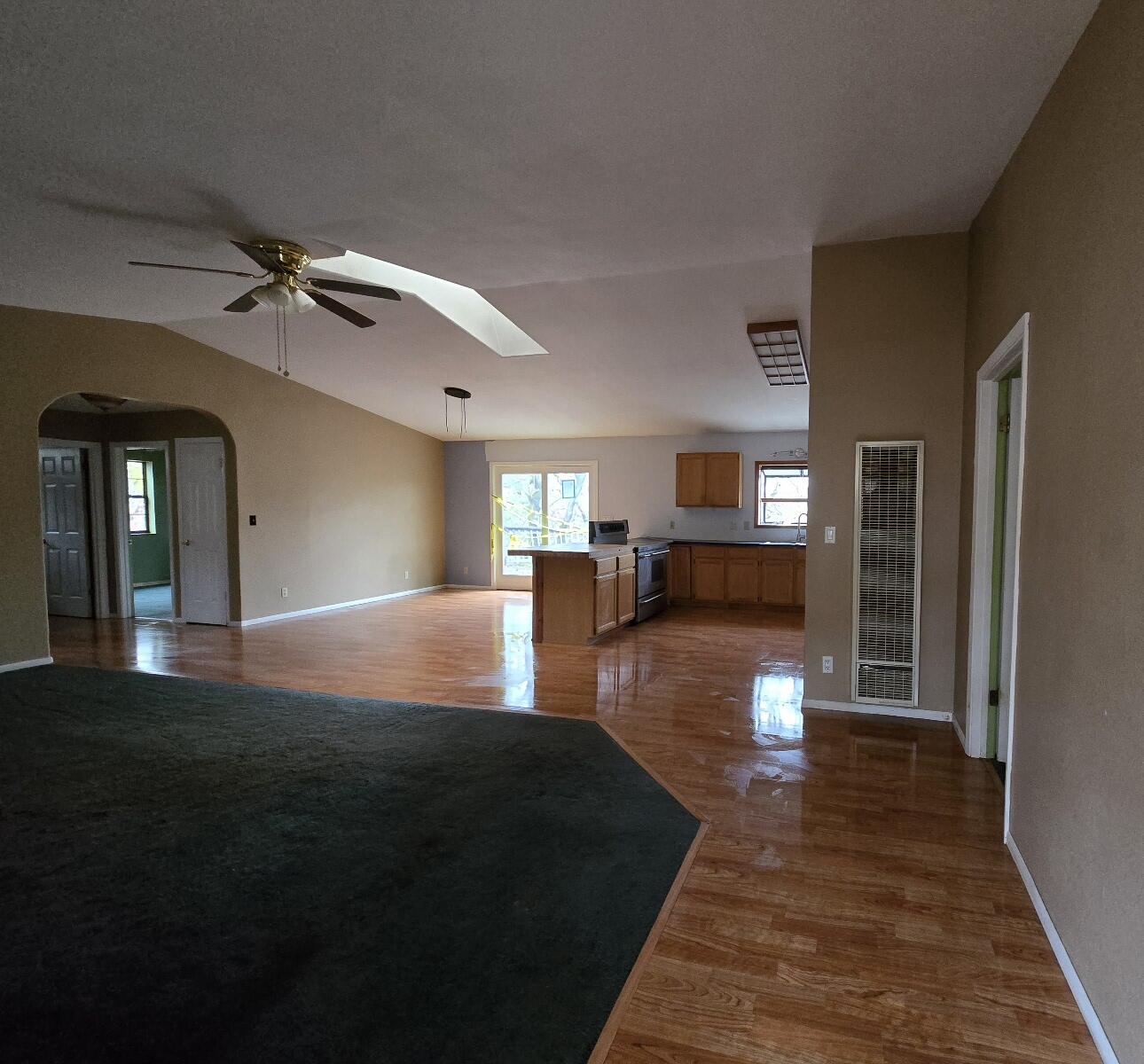 4940 Old Lewiston Road Lewiston, CA 96052 - Photo 11 of 27 a view of a livingroom with furniture wooden floor and a ceiling fan