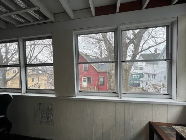 a view of a window in a room