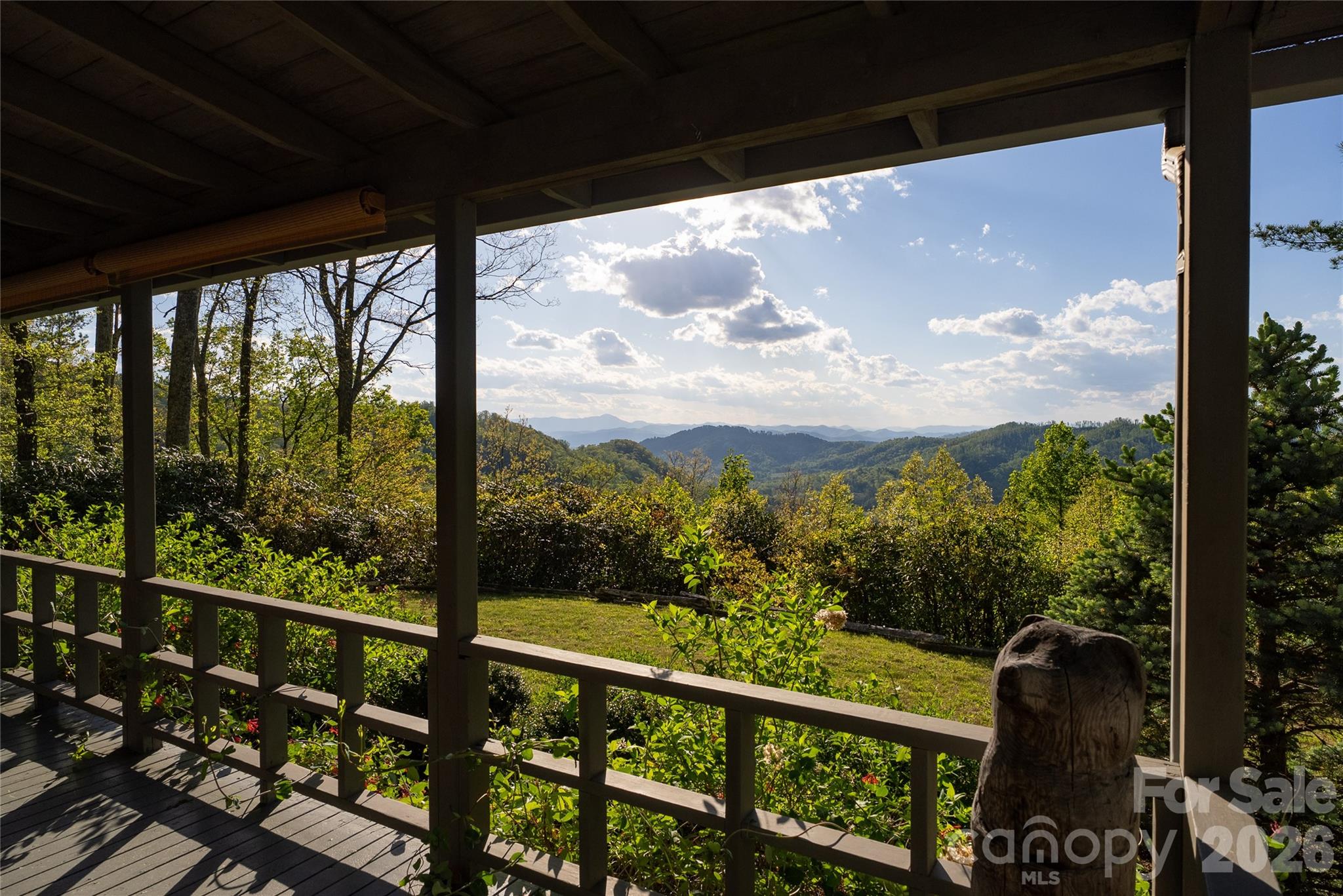 1412 North Bearwallow Road Fletcher, NC 28732 - Photo 28 of 30 a view of a street from a balcony