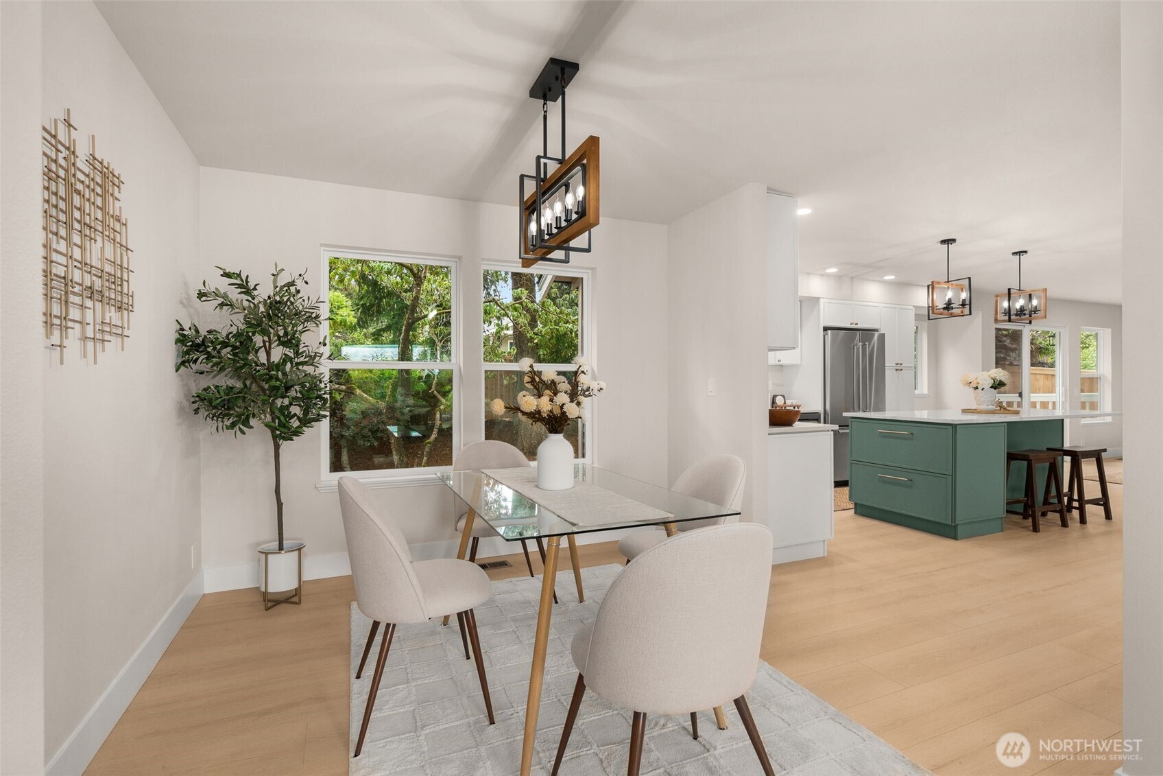 301 236th Place Southwest Bothell, WA 98021 - Photo 11 of 35 a view of a dining room with furniture window and outside view