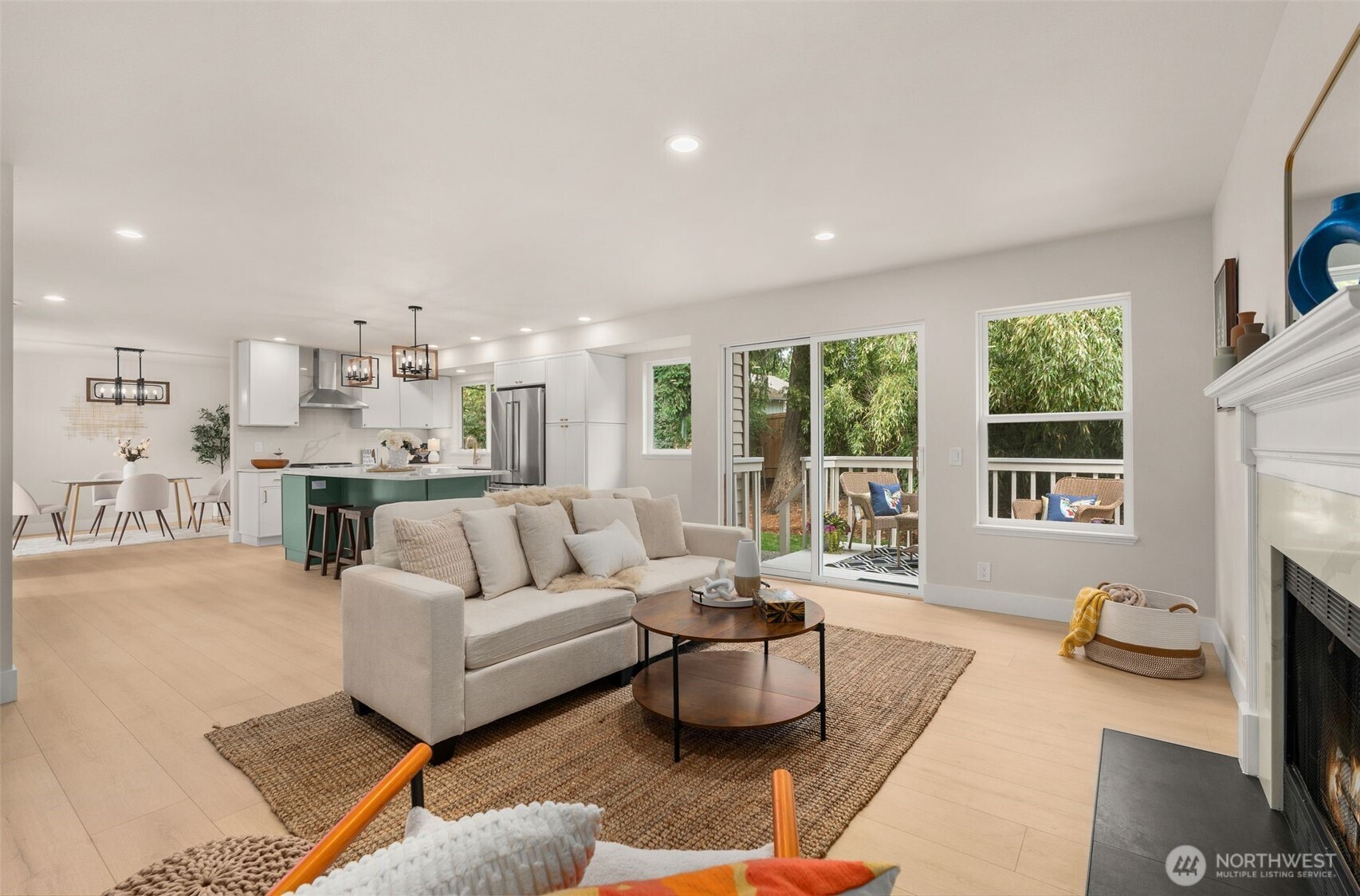 301 236th Place Southwest Bothell, WA 98021 - Photo 13 of 35 a living room with furniture and a flat screen tv