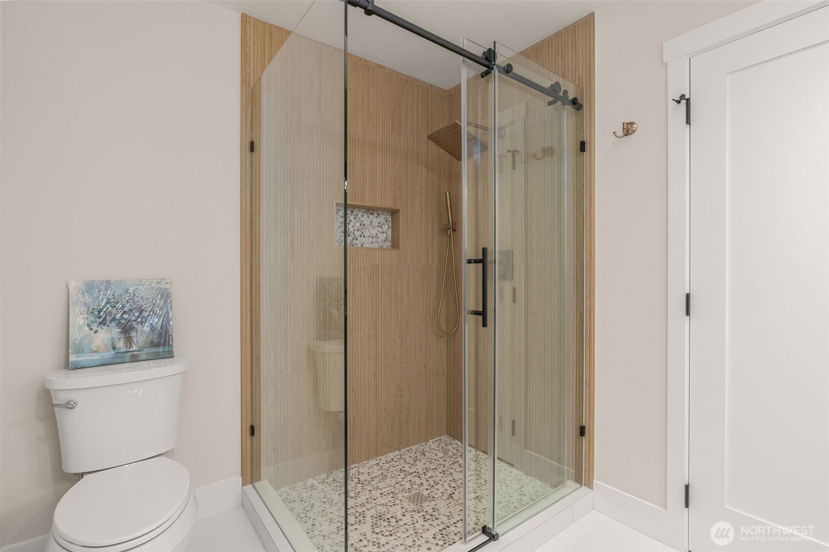 301 236th Place Southwest Bothell, WA 98021 - Photo 18 of 35 a bathroom with a shower and toilet