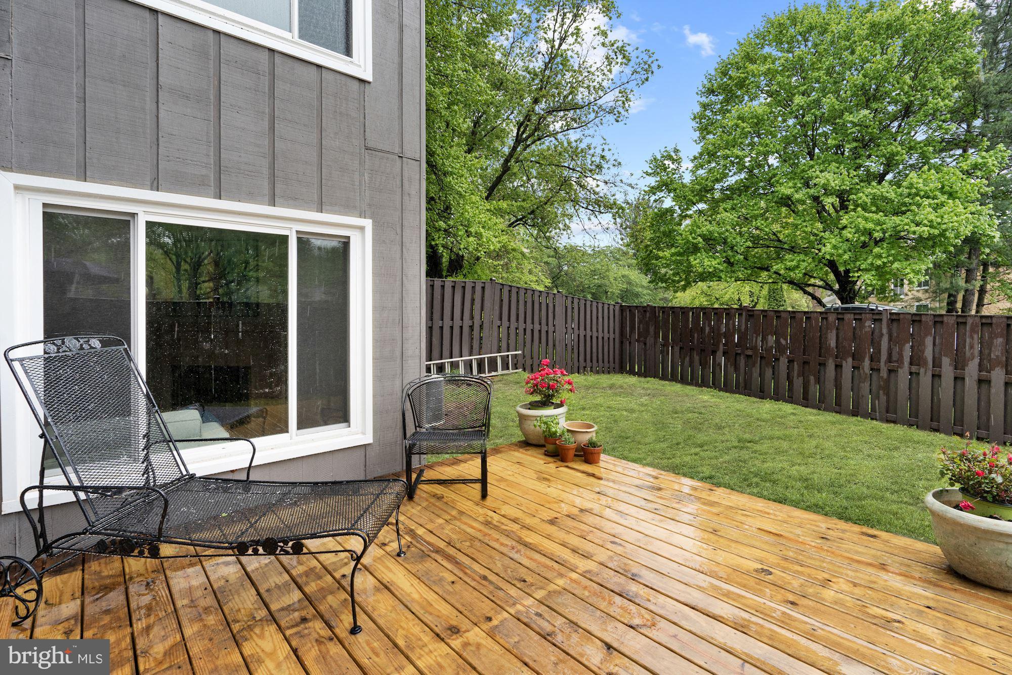 10805 Hunt Club Road Reston, VA 20190 - Photo 35 of 41 Back deck off kitchen