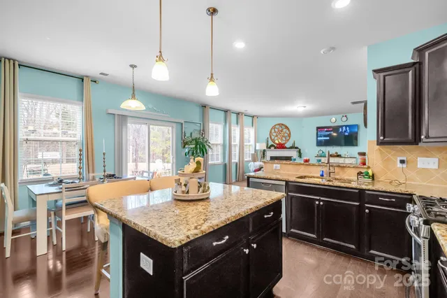 a room with furniture and storage