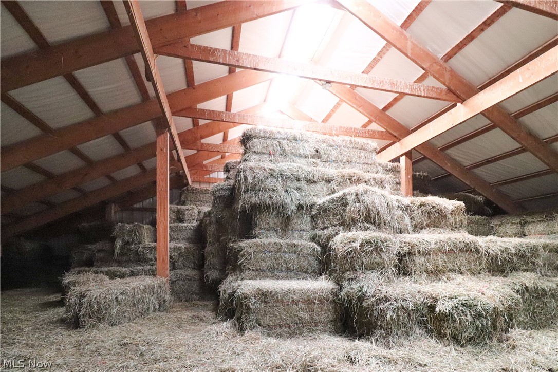 1153 East Pleasant Home Road Wooster, OH 44691 - Photo 43 of 48 second floor of stable area used as hay storage.