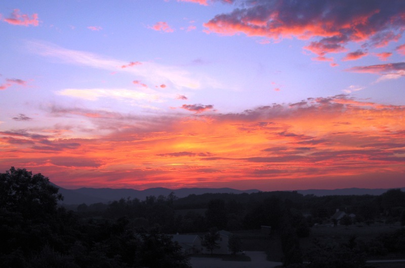 101 Summit Ridge Road Daleville, VA 24083 - Photo 49 of 55 Sunset views