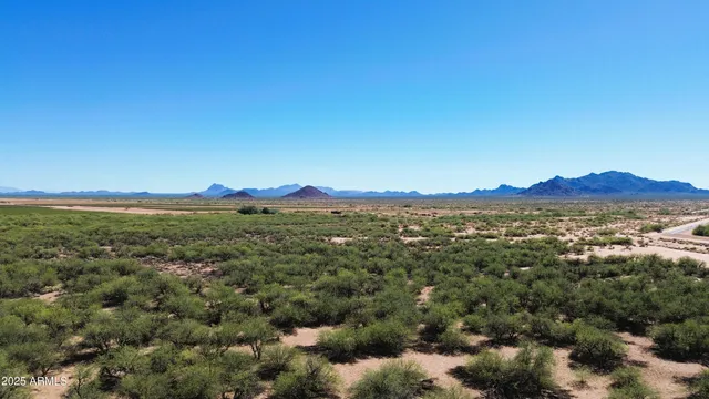 a view of city and mountain