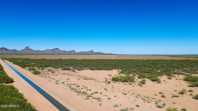 a view of lake and mountain