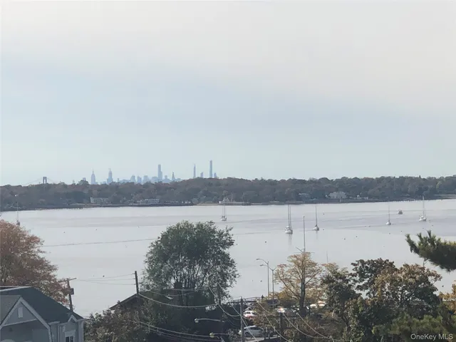 a view of lake with mountain