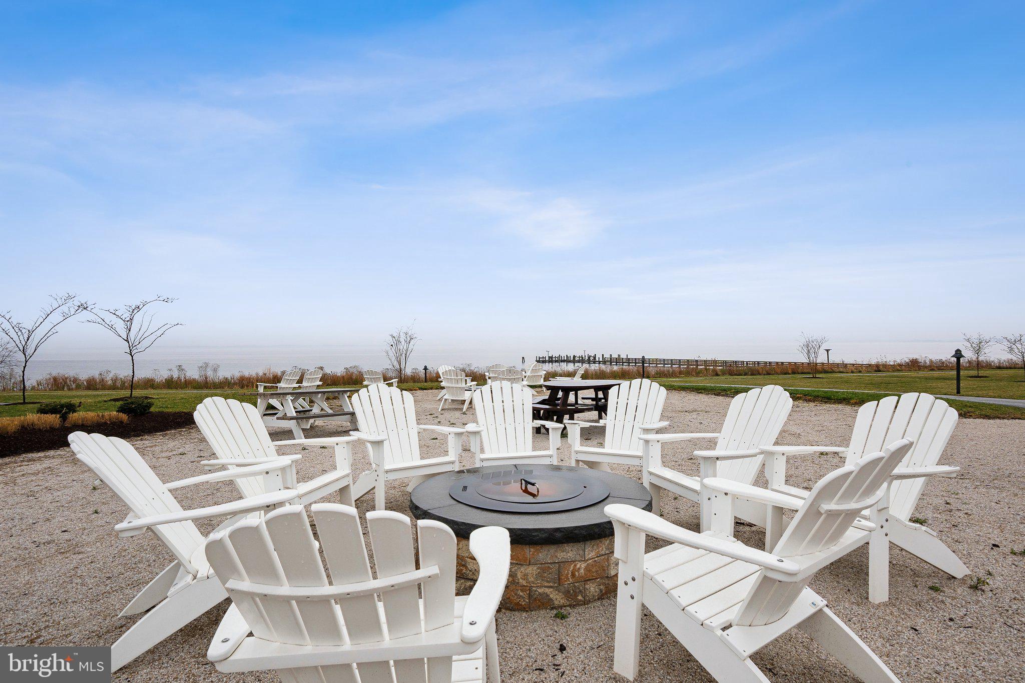 170 Harrier Way, Unit 34 Chester, MD 21619 - Photo 55 of 81 Beach Area with Fire Pit