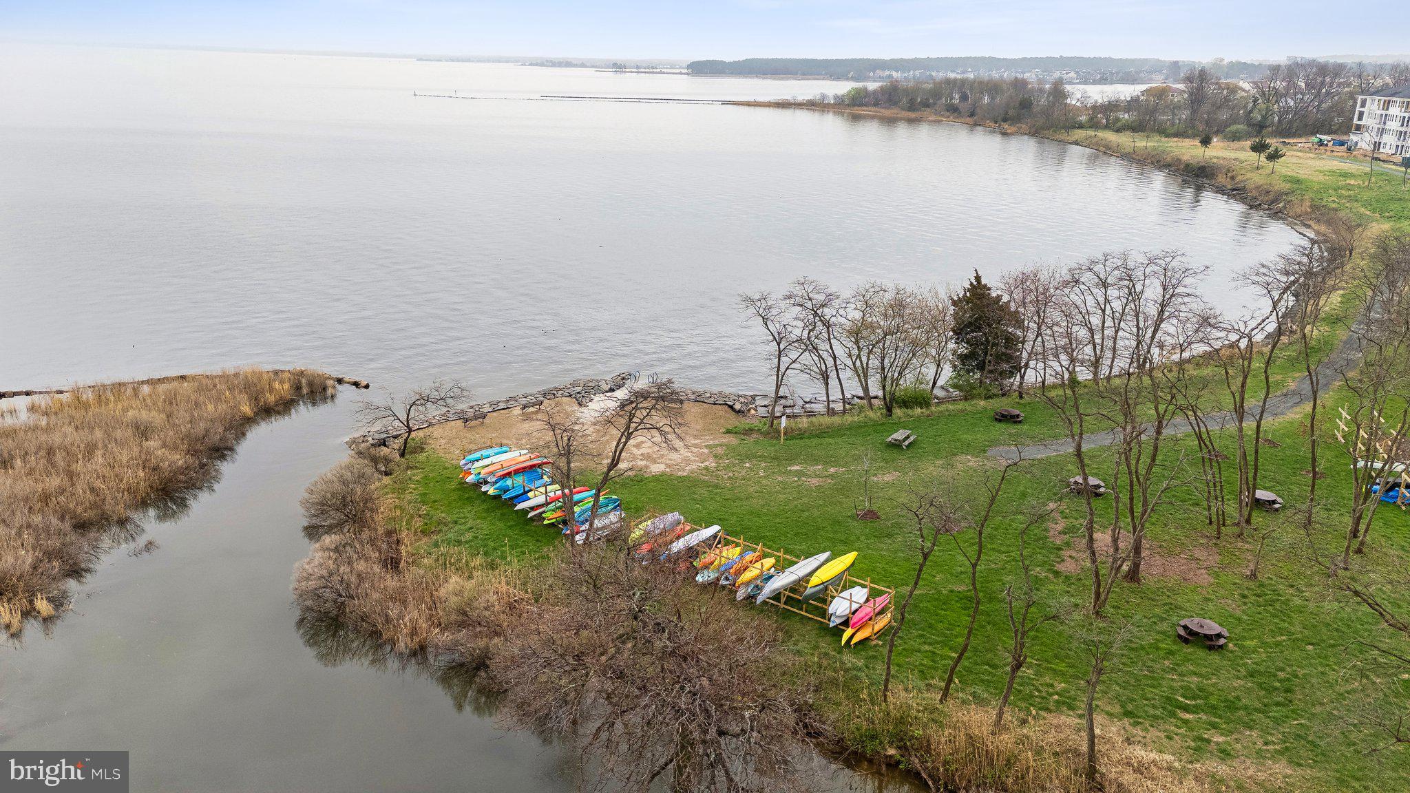 170 Harrier Way, Unit 34 Chester, MD 21619 - Photo 66 of 81 Paddleboard & Kayak Launch Area with Storage Racks